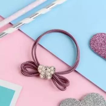 Резинка для волос "Эльвира" бабочка, микс