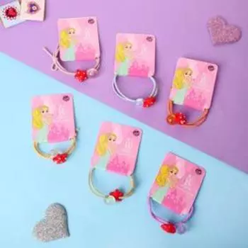 Резинка для волос "Эмилия" звёздочка шарик, микс