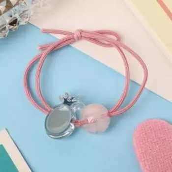 Резинка для волос "Камилла" ананасик бусинка, микс