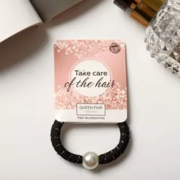 Резинка для волос "Касия" переливы, чёрный