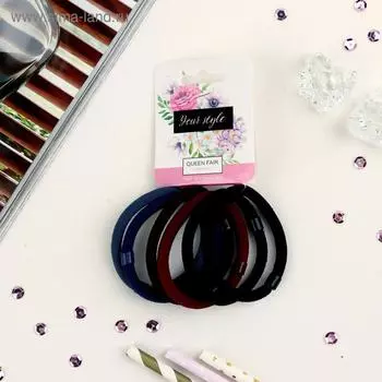 Резинка для волос "Классика" (набор 6 шт) 5,5 см