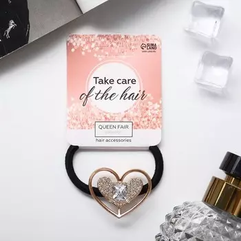 Резинка для волос "Лоретта" сердце