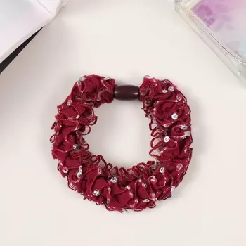 Резинка для волос «Мэдиссон», блеск, 6 см, МИКС