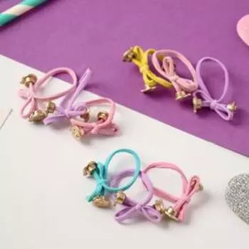 Резинка для волос "Магическая " (набор 3 шт) мишки, 2,5 см, микс