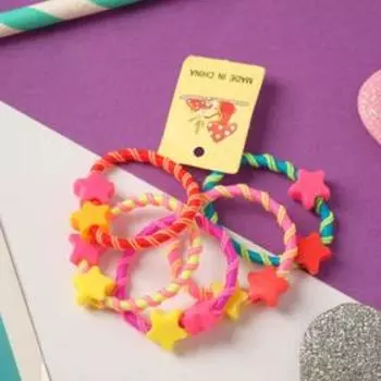 Резинки для волос «Магическая», набор 5 шт., витые