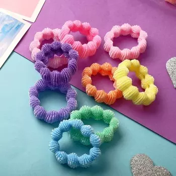 Резинка для волос "Махрушка" (набор 30 шт) волна яркость, 5 см