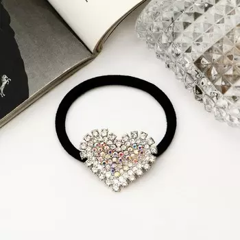 Резинка для волос «Марлиз», сердце, 4 см