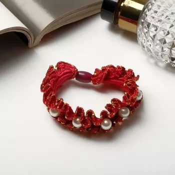 Резинка для волос "Мика" красный