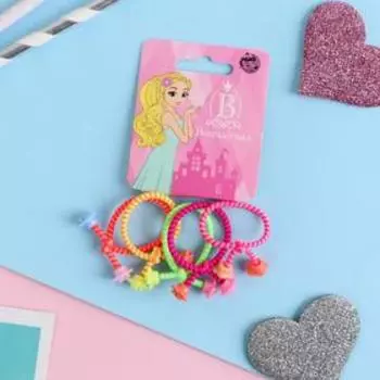 Резинка для волос "Милка" (набор 5 шт) розочки, микс