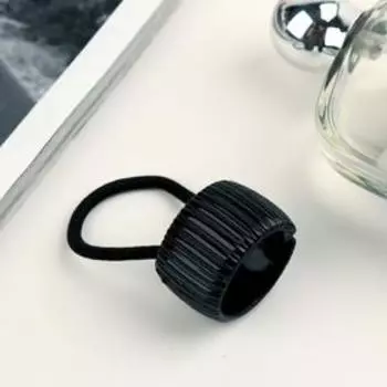 Резинка для волос "Модная штучка" полосы, чёрный