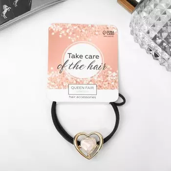 Резинка для волос "Моран" сердце, 5 см, микс