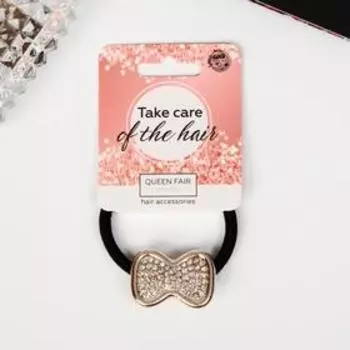 Резинка для волос "Офелия" бантик, 2х3 см