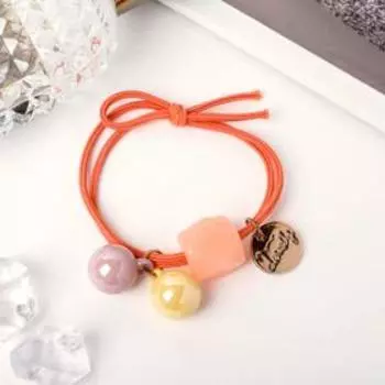 Резинка для волос "Олли" геометрия и медальон, микс