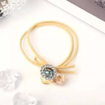 Резинка для волос "Олли" сверкающий цветок, микс