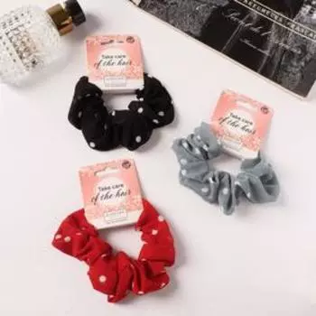 Резинка для волос «Орбита», классика горох, 10 см, МИКС