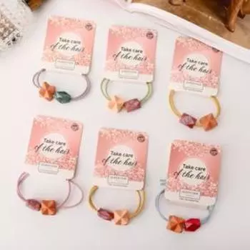 Резинка для волос "Патрисия" звёзды, микс