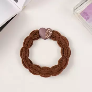 Резинка для волос «Пени», сердце, 5.5 см, МИКС