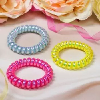 Резинка для волос "Пружинка" перелив, микс