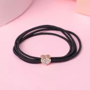 Резинка для волос «Салли», сердце, 5 см, МИКС