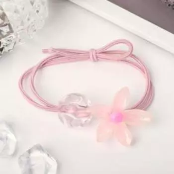 Резинка для волос "Шанталь" цветок, микс