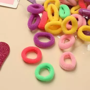 Резинки для волос «Спорт», набор 50 шт., классик колор, 2.5 см