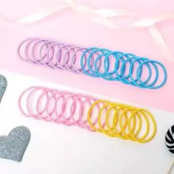 Резинка для волос "Спорт нюд" (набор 30 шт) микс