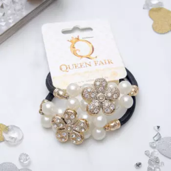 Резинка для волос "Тайна морей" (набор 2 шт) цветок