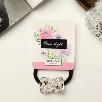 Резинка для волос «Велия», бант, 4.5 см