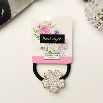 Резинка для волос «Велия», цветок, 4.5 см