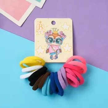 Резинки для волос «Венди», набор 20 шт., королевна, 2.5 см