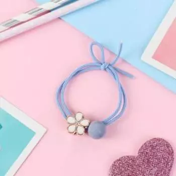 Резинка для волос "Вива" цветочек, микс