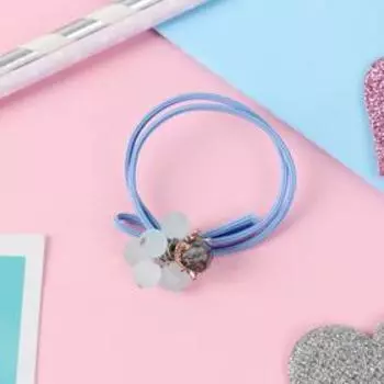 Резинка для волос "Вива" драгоценный цветок, микс