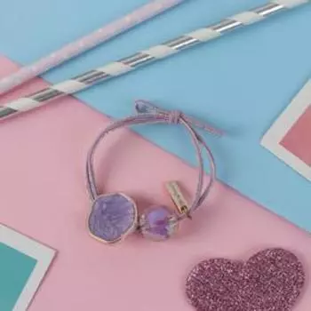 Резинка для волос "Вива" драгоценный камень, микс