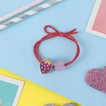 Резинка для волос "Вива" клубничка, микс