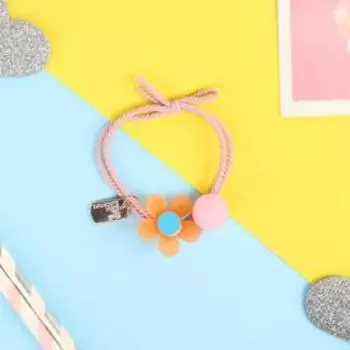 Резинка для волос "Вива" ромашка шарик, микс