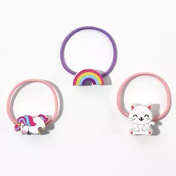 Резинка для волос «Волшебный микс» , диам. 3 см