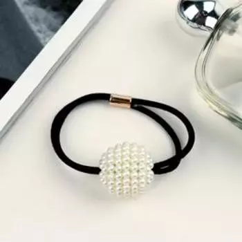 Резинка для волос " Жемчужина" шарик