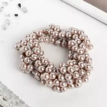 Резинка для волос «Жемчужная сказка», кремовая