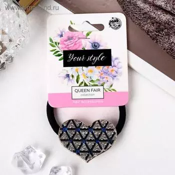 Резинка для волос "Жолли" сердце, 4 см