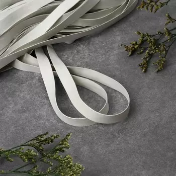 Резинка латексная гладкая, 10 мм, 50 м, белая