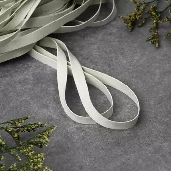 Резинка латексная гладкая, 7 мм, 50 м, белая