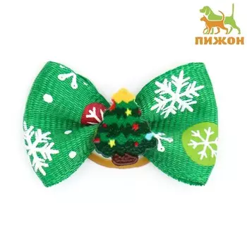 Новый год. Резинка новогодняя "Ёлочка", зелёная