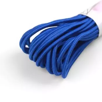 Резинка шляпная, 2 мм, 9 ± 0,5 м, 2 отрезка, цвет синий
