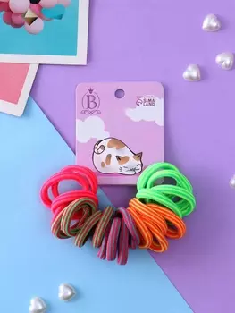 Резинки для волос «Кисонька», набор 20 шт., мечты, 2.5 см, МИКС