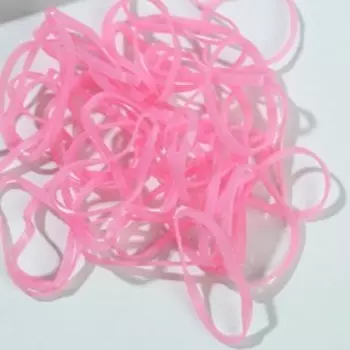 Резинки для волос силиконовые «Лама», 50 шт.