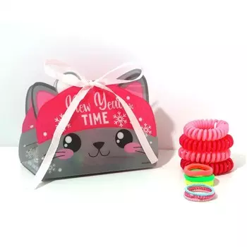 Набор резинок для волос «New year time», 10 шт.