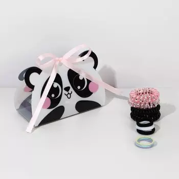 Резинки для волос "Панда", 10 шт.