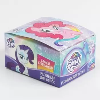 Резинки для волос, 100 шт, "Пинки Пай", My Little Pony