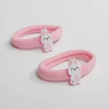 Резинки для волос «Зайка», 2 шт.