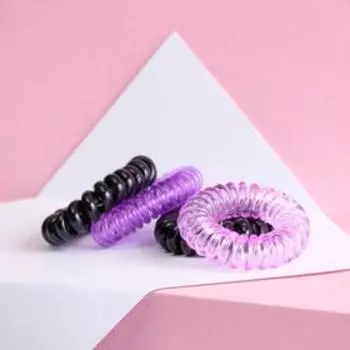 Набор резинок-пружинок для волос «Мечтай», 4 шт.